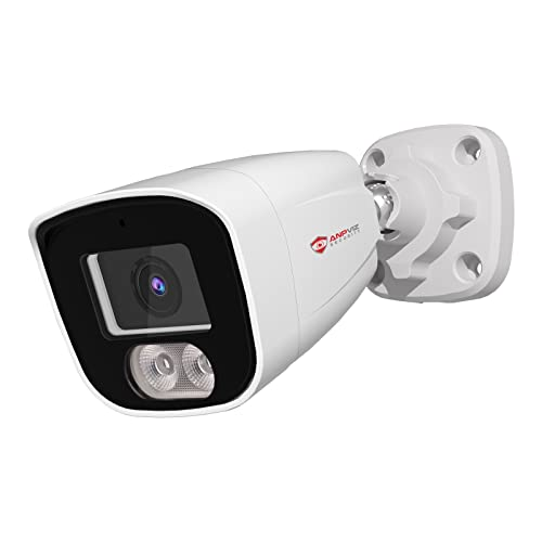 Anpviz 4MP PoE IP Bullet Camera with Microphone/Audio, IP Security Camera Outdoor Indoor, Night Vision 65ft, Waterproof IP66, 108° Wide Angle 2.8mm Lens, 24/7 Recording, IPC-B8740W-S (U Series)