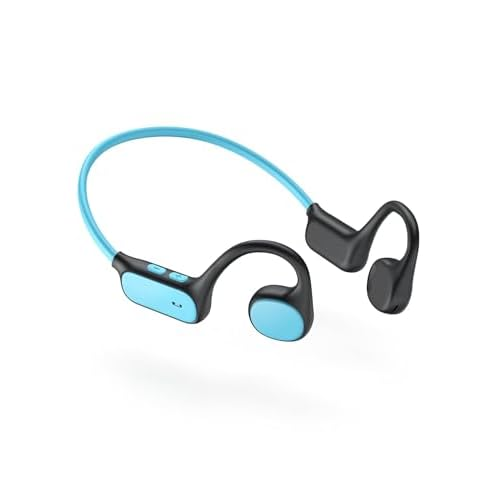 iClever Kids Bluetooth Headphones, Air Conduction Open Ear Headphones, Safe Volume 74&85dBA, 360° Bending Resistance Durable, 11.5H Playtime, Bluetooth 5.4 Kids Wireless Headphones for Travel/School