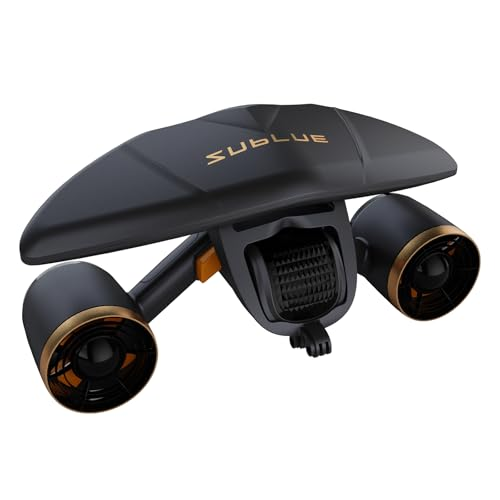sublue Mix Pro Dual Motor Underwater Scooter - 2 Speed Modes, 60 Min Runtime, 131ft Depth with Camera Mount & Low Battery Alarm for Pool, Diving, Snorkeling - Water Scooter for Adults