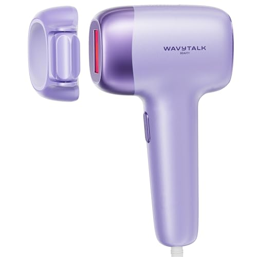 Wavytalk IPL Hair Removal Device, Bare It with Precision Roller for Face Body Bikini – Long-Lasting Result & Painless, 24J Dual-Pulse & Ice Cooling, At-Home Use for Women and Men, Corded