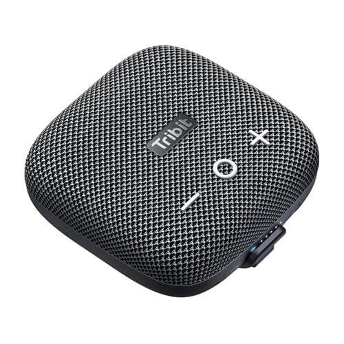 Tribit StormBox Micro 2 Wireless Portable Speaker: 10W Loud Deep Bass Sound, IP67 Waterproof Bike Speaker with Bluetooth 5.3, 12H Playtime, TWS Pairing for Camping Travel Hiking