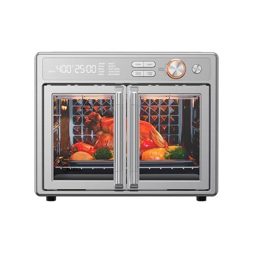 Midea Flexify Pro French Door Air Fryer Toaster Oven, Premium Cooking Experience with Precision Heat, Easy-Clean Enamel Interior & Modern Control, 26.4 QT
