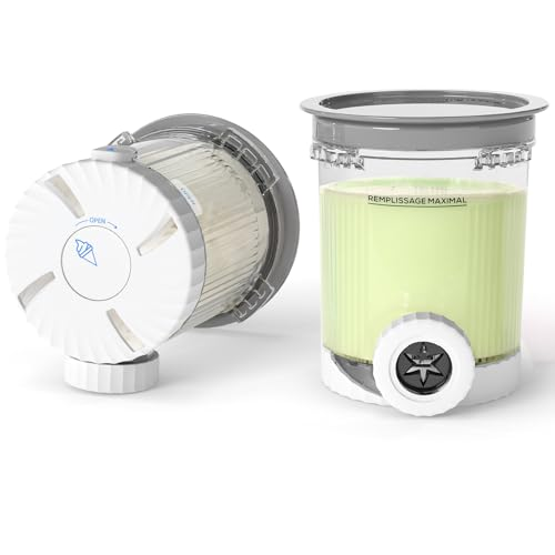 GoMaihe Containers Compatible with Ninja Swirl: Creami 2-Pack Pints and Lids for Ninja NC700 & NC701 Ice Cream and Soft Serve Maker Accessory - BPA-Free Food-Grade Dishwasher Safe $17.9