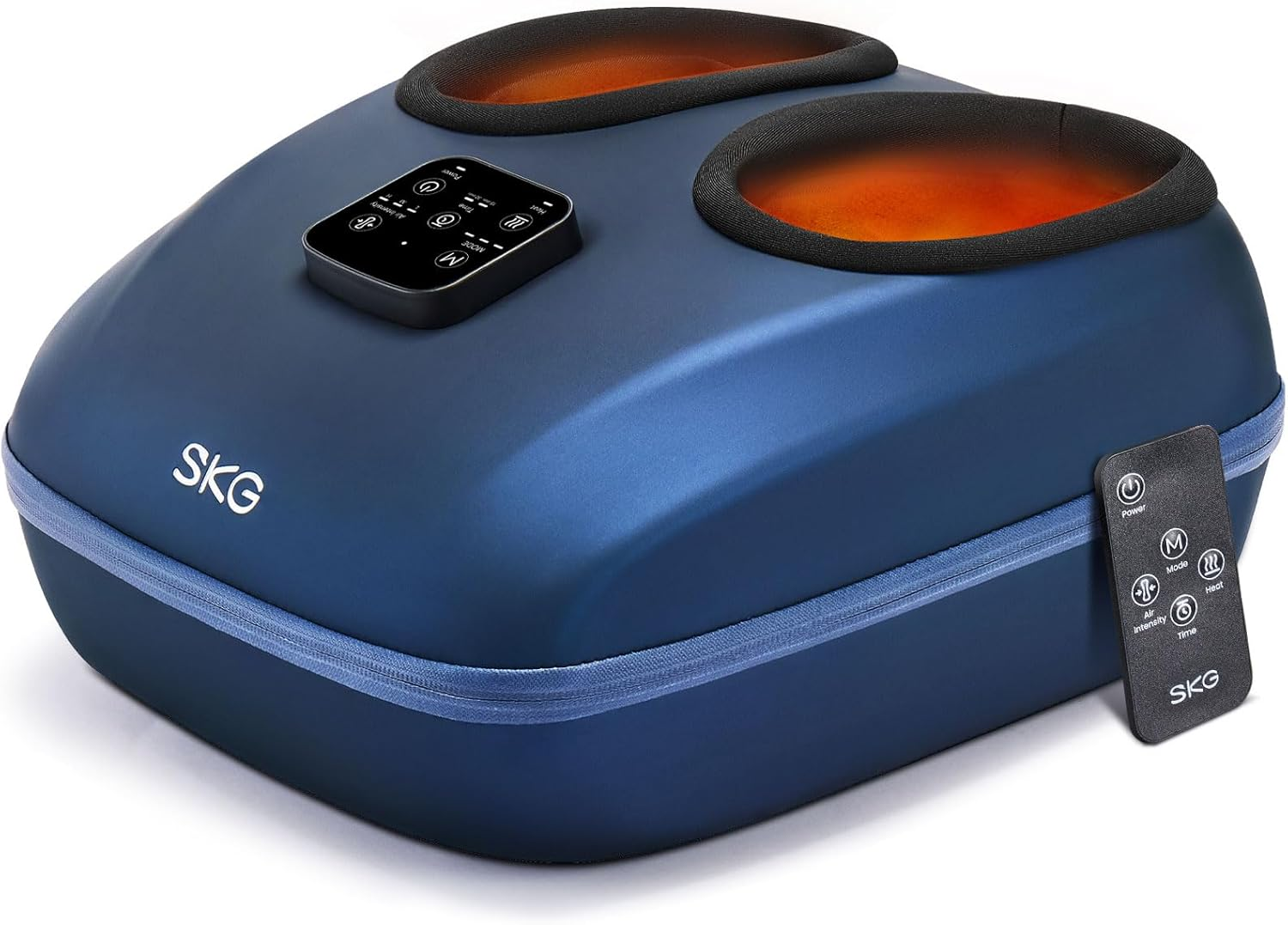 SKG YS100 Foot Massager with Heat for Plantar Fasciitis Pain Relief | Gift for men women, Electric Feet Massager, 3 Levels Compression Massage for Neuropathy Plantar Fasciitis, Fits Size 5-13
