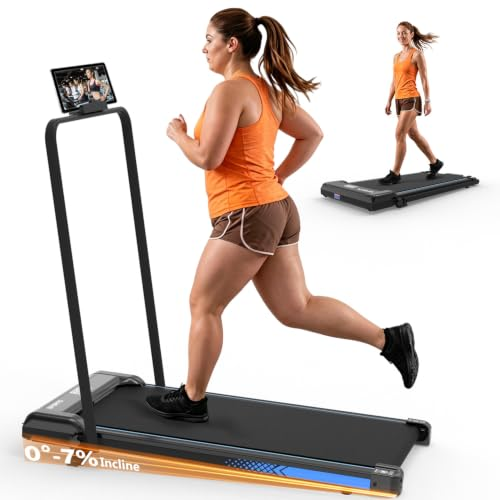 fitbounce Walking Pad Treadmill with 7% Manual Incline