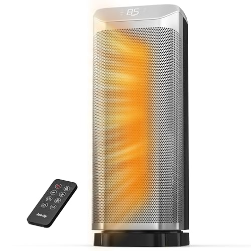AEOCKY Metal Space Heater, 1500W PTC Electric Heater for Indoor Use