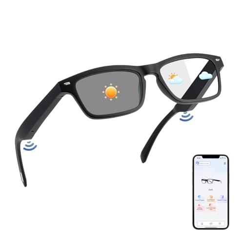 GenXenon AI Smart Glasses for, Bluetooth AI Translation Glasses with 160+ Languages