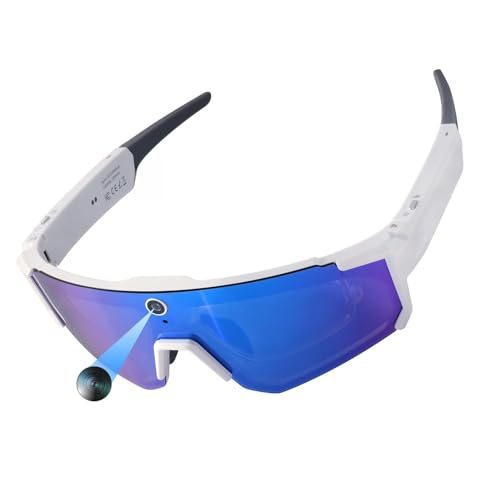 King Will Sporty AI Bluetooth Smart Glasses with Camera for Cycling & Hiking Unisex