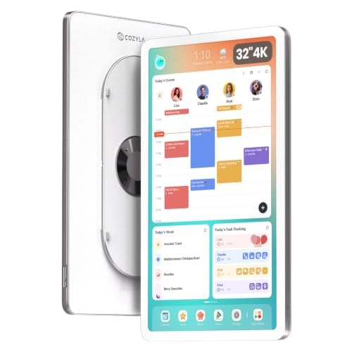 Cozyla Calendar Plus 3: 32"4K Smart Digital Calendar with Google Play Store