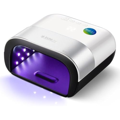 SUNUV UV Light for Gel Nails, Professional UV LED Gel Lamp SUN3 | 4 Timers & Smart Sensor, 39 LEDs, Deep-Curing Lamp for All Gel Polishes, Overheating Protection, Remove Base, Salon Grade