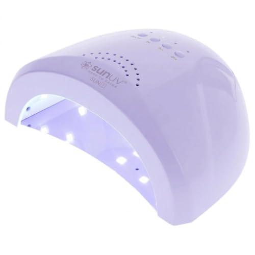 SUNUV UV LED Nail Lamp for Gel Polish, UV Light Nail Dryer SUNONE Purple | Fast Curing Lamp for All Gel Nail Polishes, 3 Timers, Auto Sensor, Removable Base, Manicure Tool, Home DIY Salon, Ideal Gift