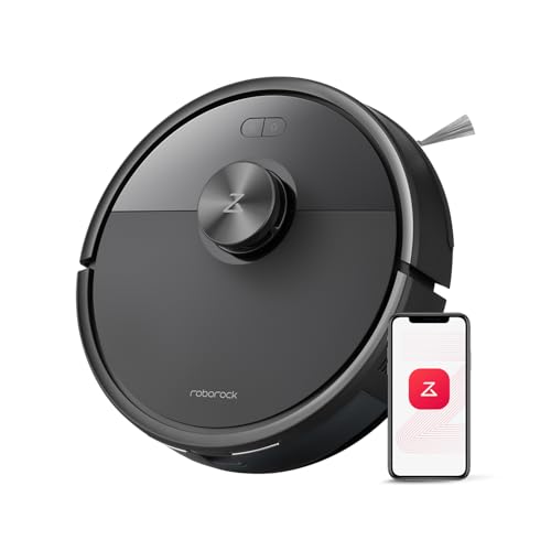 roborock Q7 M5 Robot Vacuum and Mop Combo, 10,000Pa HyperForce Suction | Dual Anti-Tangle System, APP-Controlled Mopping, LiDAR Navigation, Robotic Vacuum Cleaner for Pet Hair and Carpet, Black